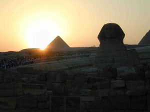 Sphinx and Great Pyramids